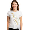 Picture of ITS MY BIRTHDAY - GLITTER GOLD SASH